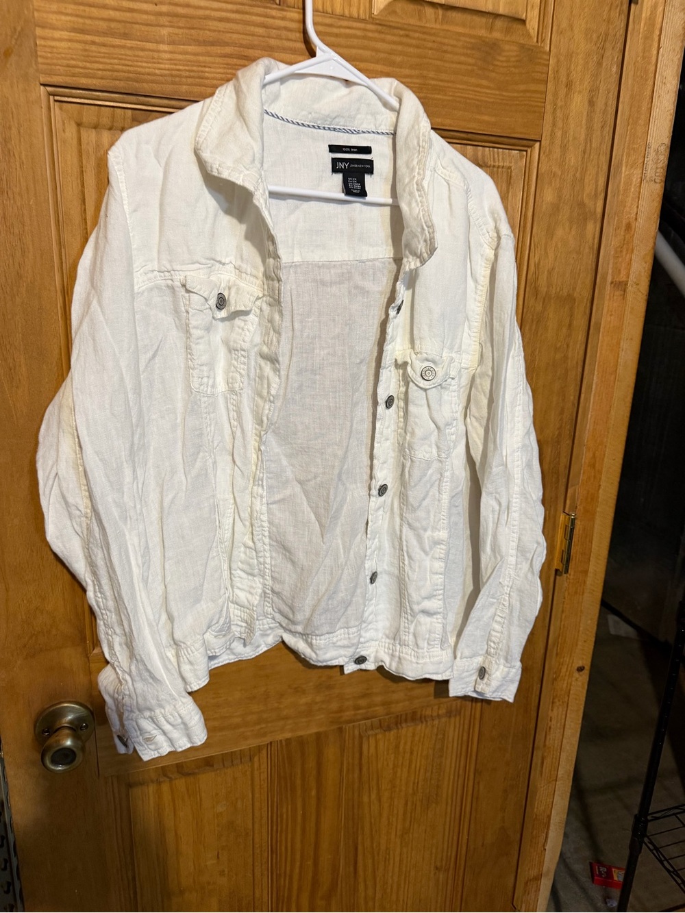 Jones New York White Women's Jean Jacket